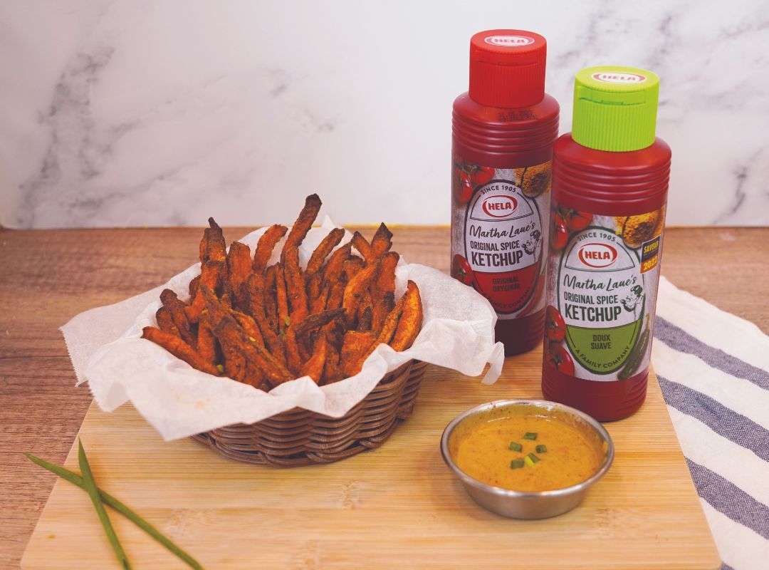 Pumpkin Fries with Ketchup Dips
 &ndash; Hela Spice Singapore