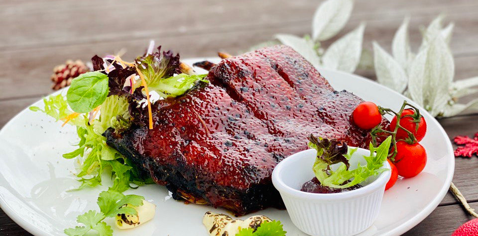 Honey Garlic BBQ Ribs With Cranberry Sauce
 &ndash; Hela Spice Singapore