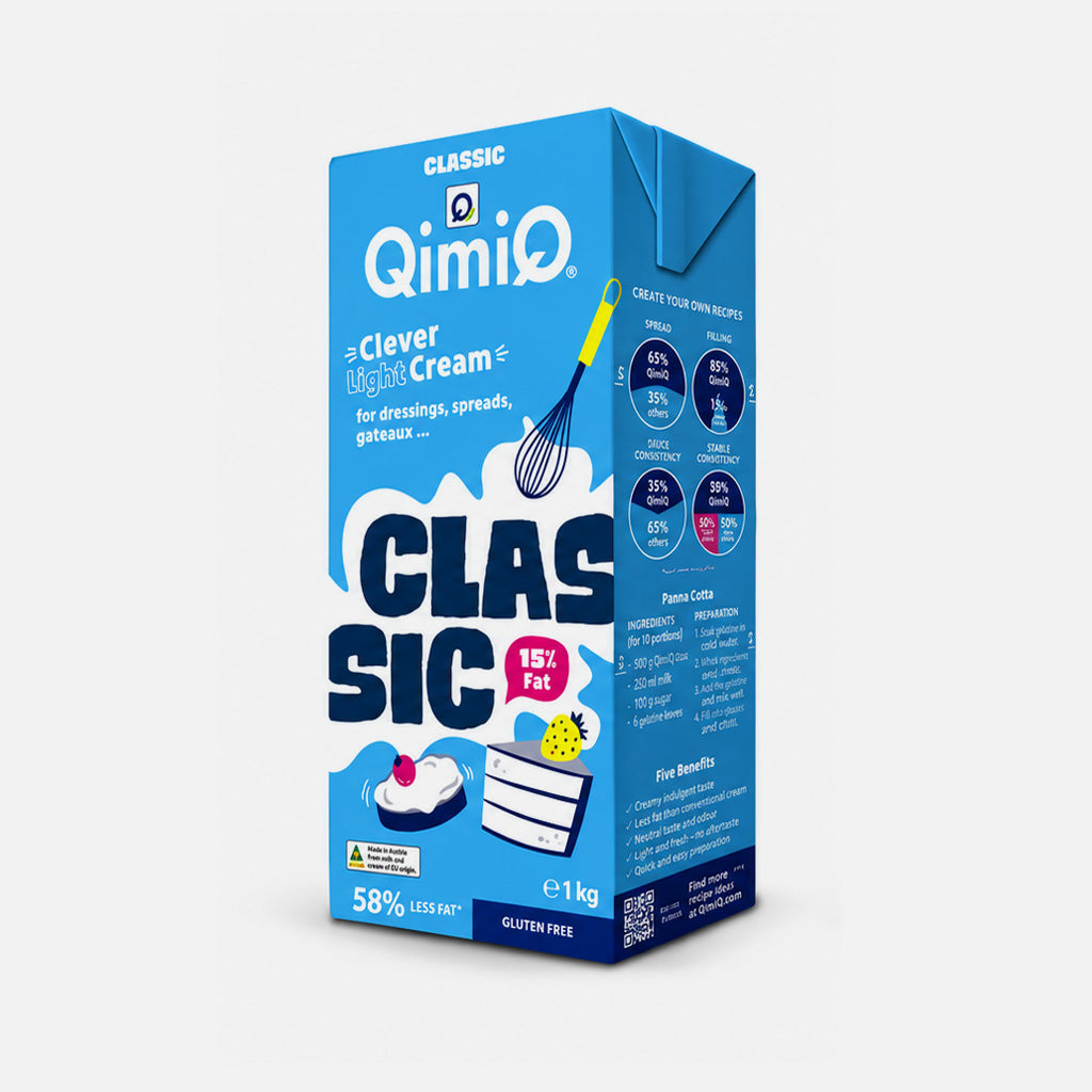 QimiQ Cream Classic UHT 1 kg (12 packs/carton)