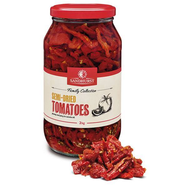 Semi-Dried Tomato in Sunflower Oil