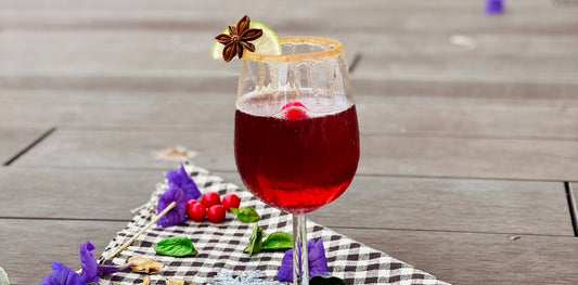 Spiced Raspberry Mocktail