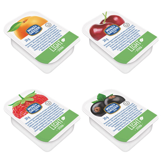 Menz & Gasser Portion Jam Light Assorted 20g