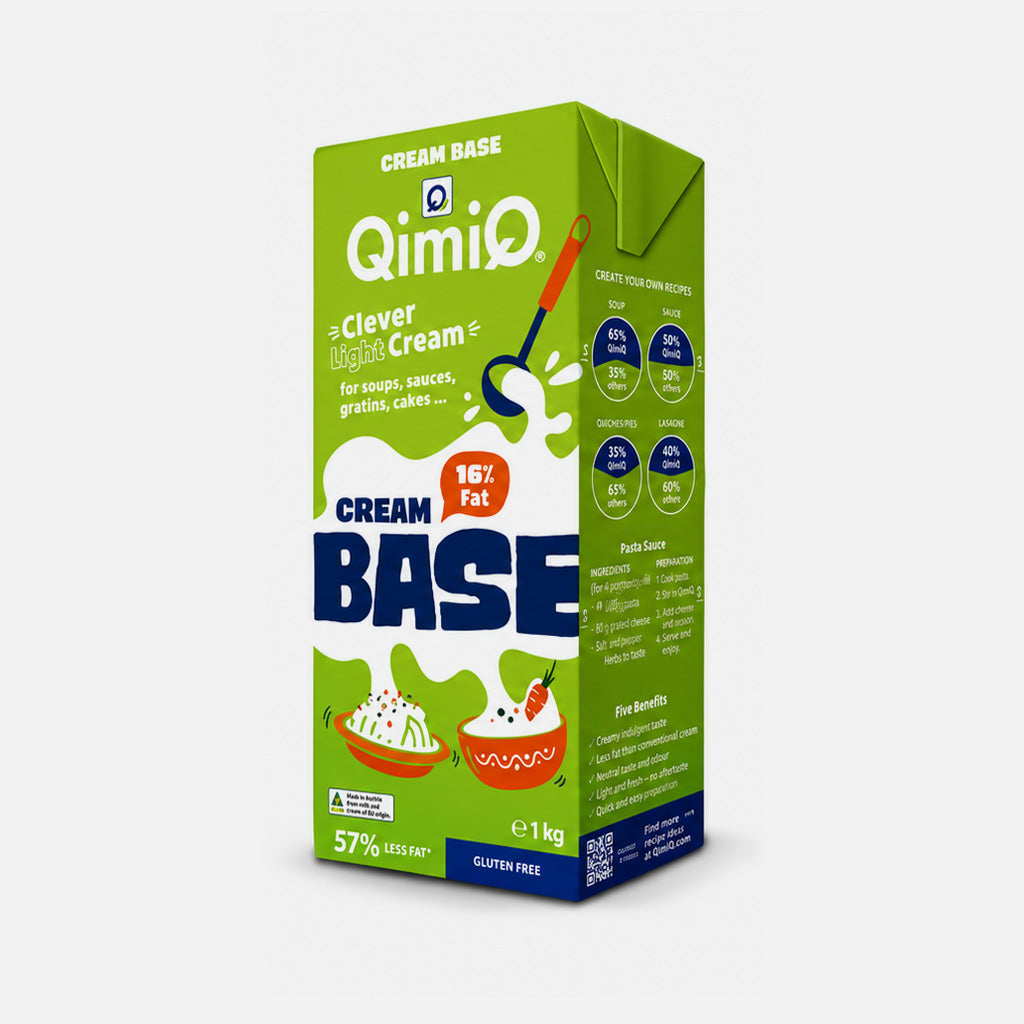 QimiQ Cream Base UHT 1 kg (12 packs/carton)