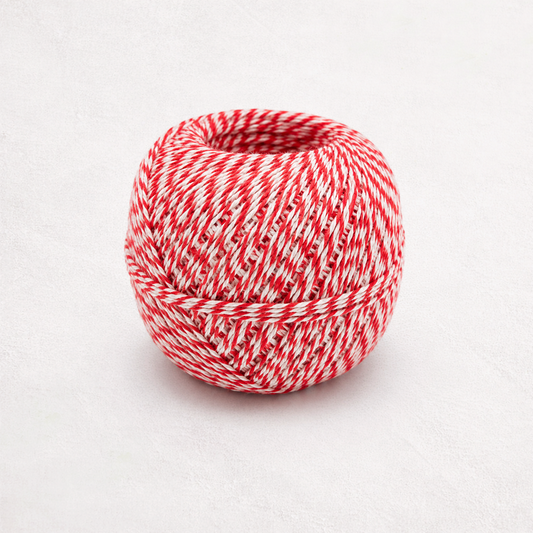Sausage string red/white