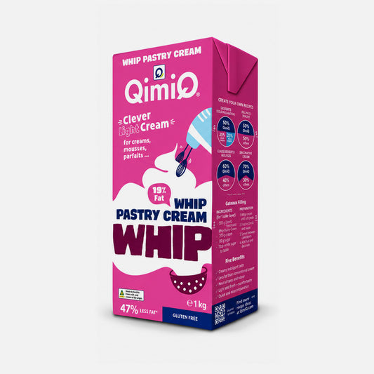 QimiQ Whip Pastry Cream UHT  1 kg (12 packs/carton)