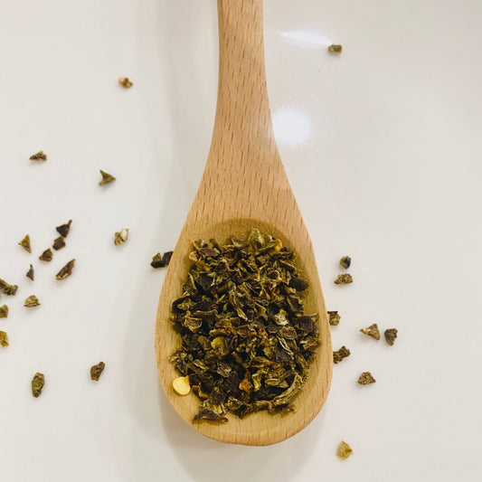 Paprika Green Flakes 9x9mm Dehydrated